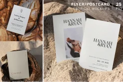 Flyer/Postcard Tropical Mockups