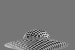 Flying saucer UFO simple High LowPol