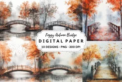 Foggy Autumn Bridge