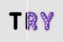 Foil Balloon Text Effects
