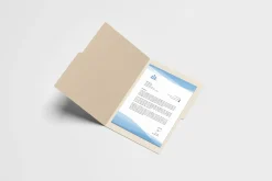 Folder A4 Paper Mockup