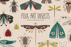 Folk Art Insects.