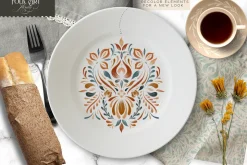 Folk Art Floral Procreate Brush Kit