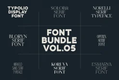 Font Bundle Vol.05 – 8 Premium Fonts