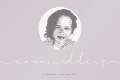 (44 fonts) Xanas Wedding Font Family