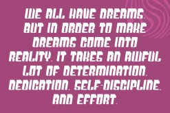 Foocher Y2k Display Font