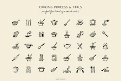 FOOD & COOKING illustrations