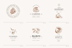Food & Drinks Logo Kit