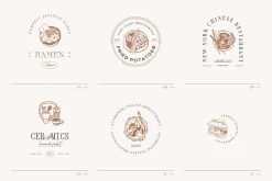 Food & Drinks Logo Kit
