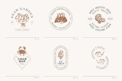 Food & Drinks Logo Kit