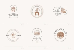 Food & Drinks Logo Kit
