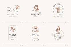 Food & Drinks Logo Kit
