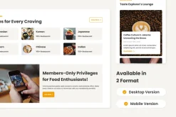 Food Finder - Mobile App Website