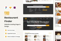 Food Finder - Mobile App Website