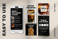 120 Food Instagram Template Canva