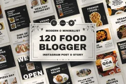 120 Food Instagram Template Canva