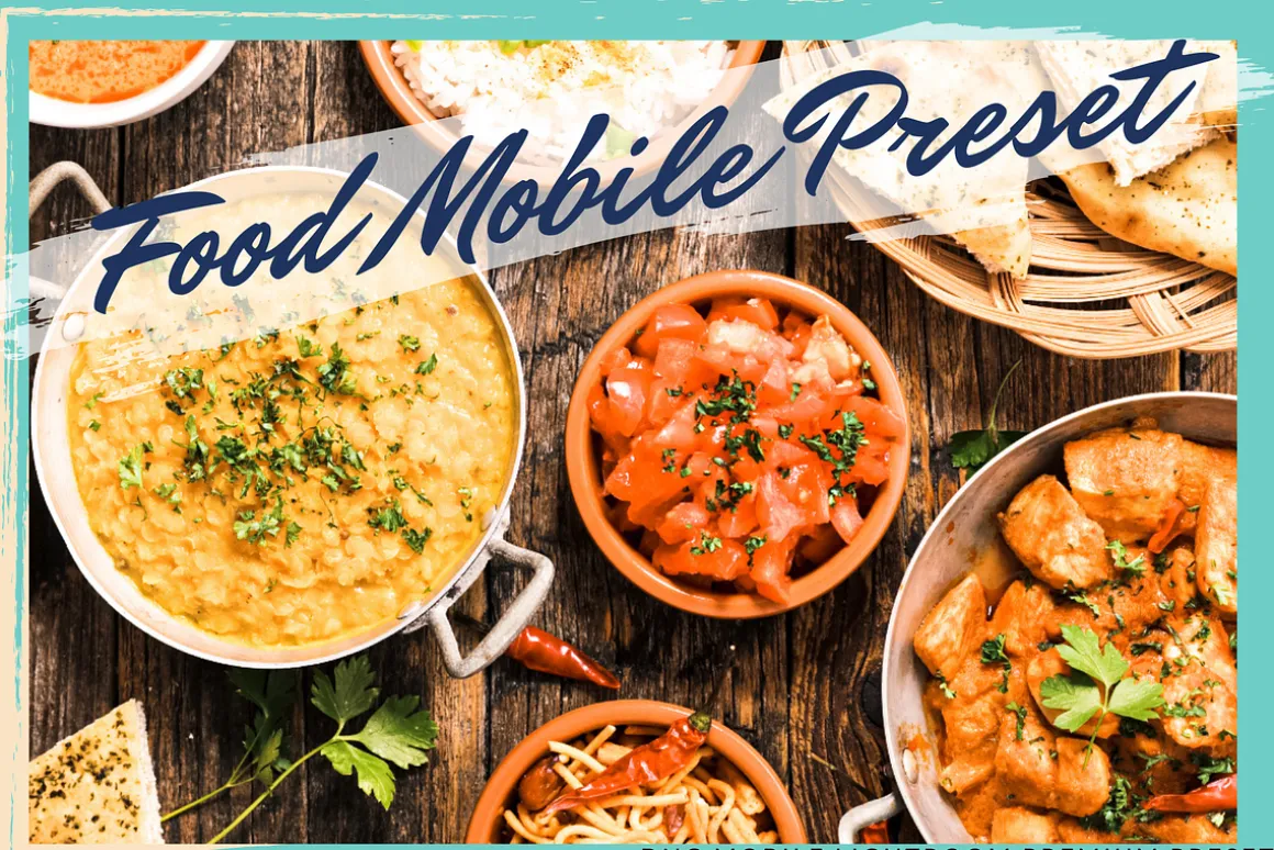 FOOD MOBILE LIGHTROOM PRESET