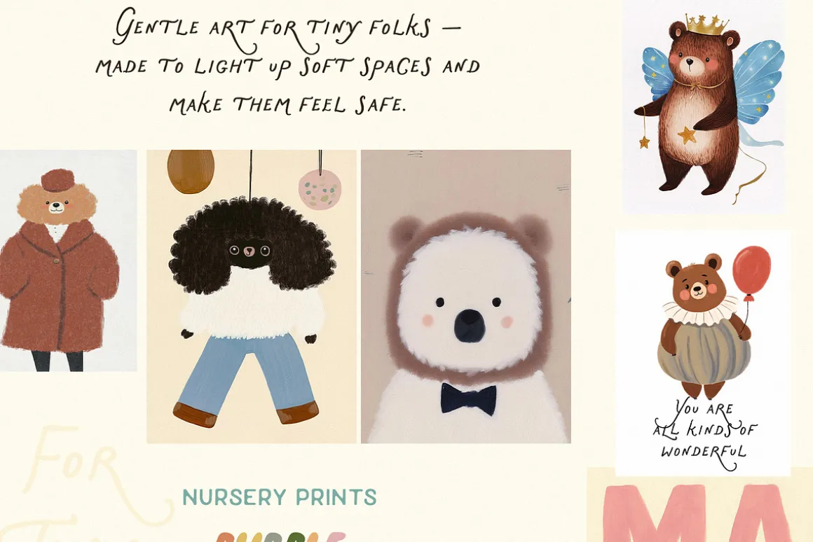 For Tiny Folks - nursery art prints