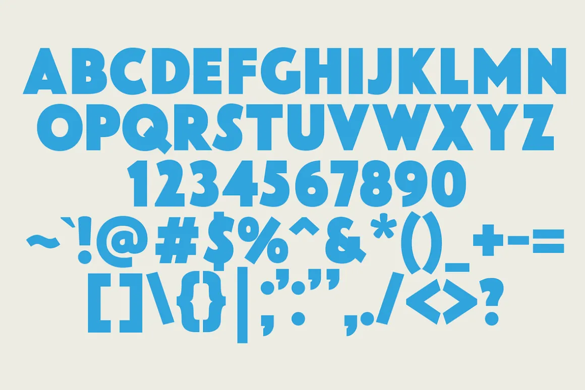 Fortune Mouner - Bold Inline Font