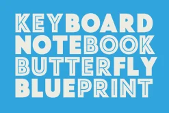 Fortune Mouner - Bold Inline Font