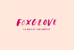 Foxglove SVG Font