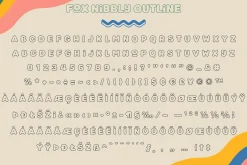 Fox Joliette and Fox Nibbly Font