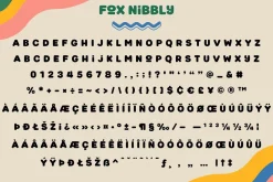 Fox Joliette and Fox Nibbly Font