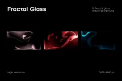 Fractal Glass Texture Backgrounds
