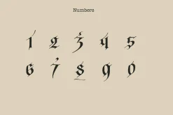 Fraktur Blackletter Gothic Font