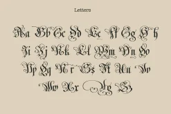 Fraktur Blackletter Gothic Font