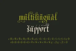 Fraktur Blackletter Gothic Font