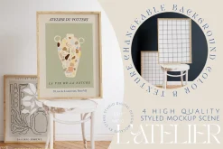 Frame Mockup L'Atelier D'Artiste