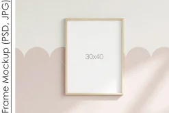 Frame Mockup PSD JPG
