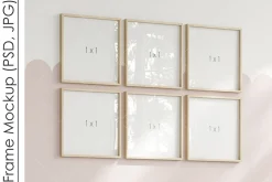 Frame Mockup PSD JPG