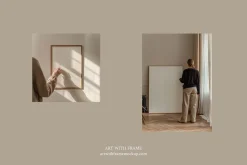 10 Frame Mockups with Person