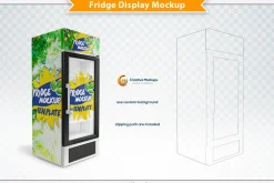 Fridge Psd Mockup