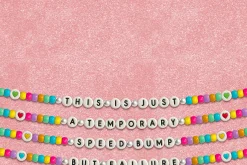 Friendship Bracelet 3D Bitmap Font