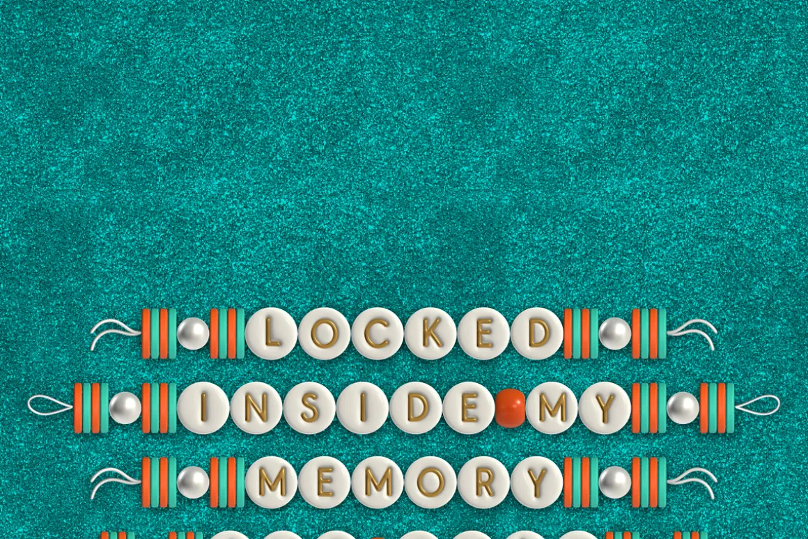 Friendship Bracelet 3D Bitmap Font