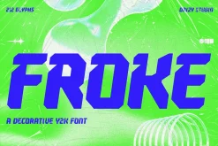 Froke - Japan Y2K Style Font