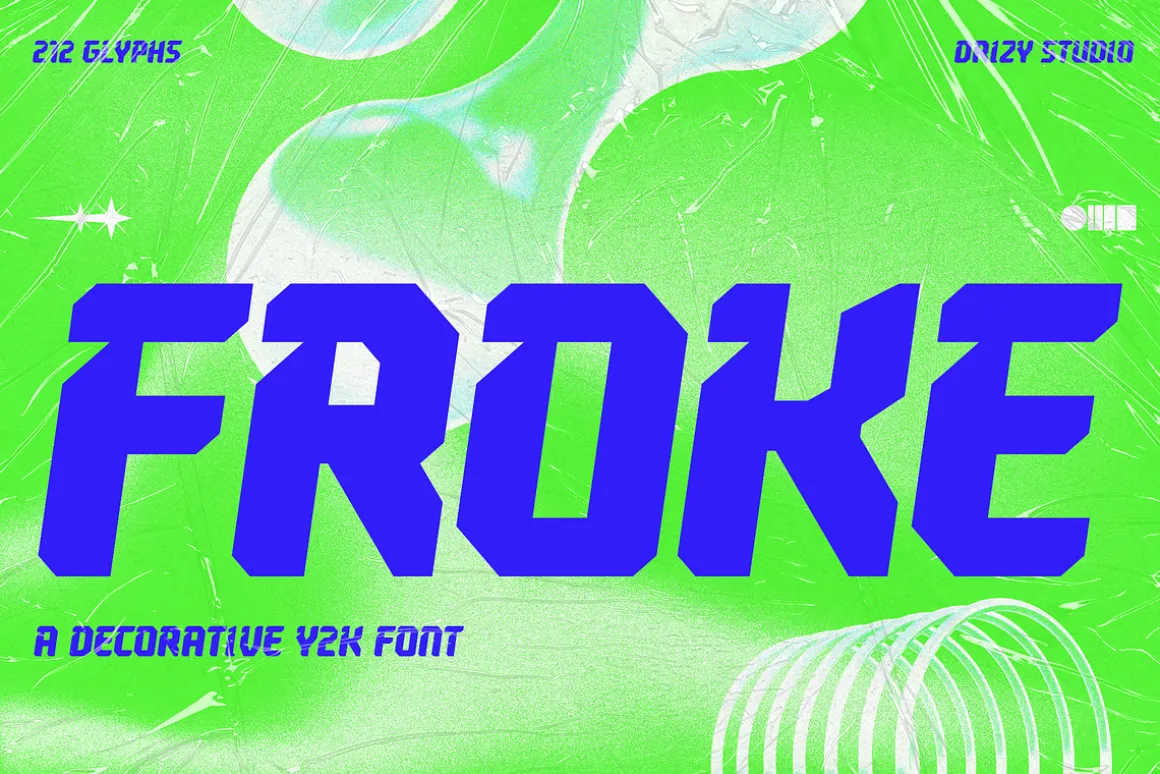 Froke - Japan Y2K Style Font