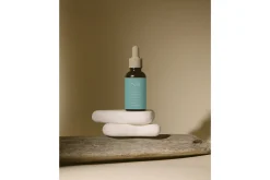 Frosted Amber Bottle Mockup No. 11