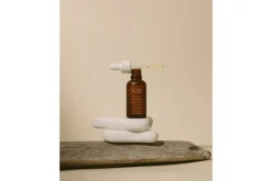 Frosted Amber Bottle Mockup No. 11