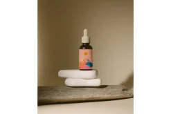 Frosted Amber Bottle Mockup No. 11