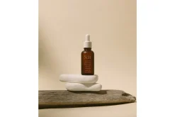 Frosted Amber Bottle Mockup No. 11