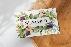 FRUITY SUMMER watercolor floral set
