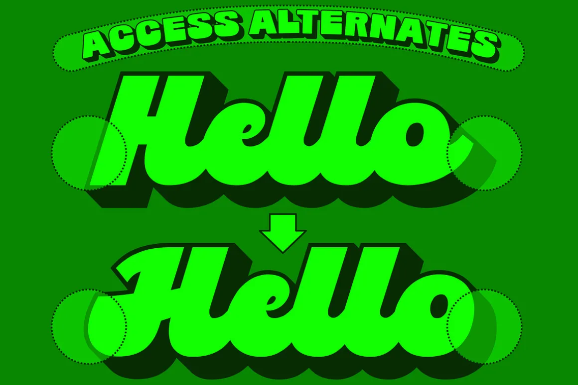 FT BUCK | SHADOW FONT + FREE VECTOR