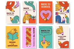 Fun Back to School Doodle Set