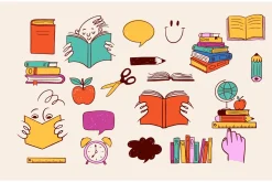 Fun Back to School Doodle Set