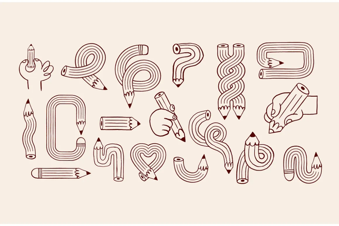 Fun Back to School Doodle Set