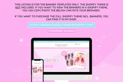 Fun & Colorful Shop Banners